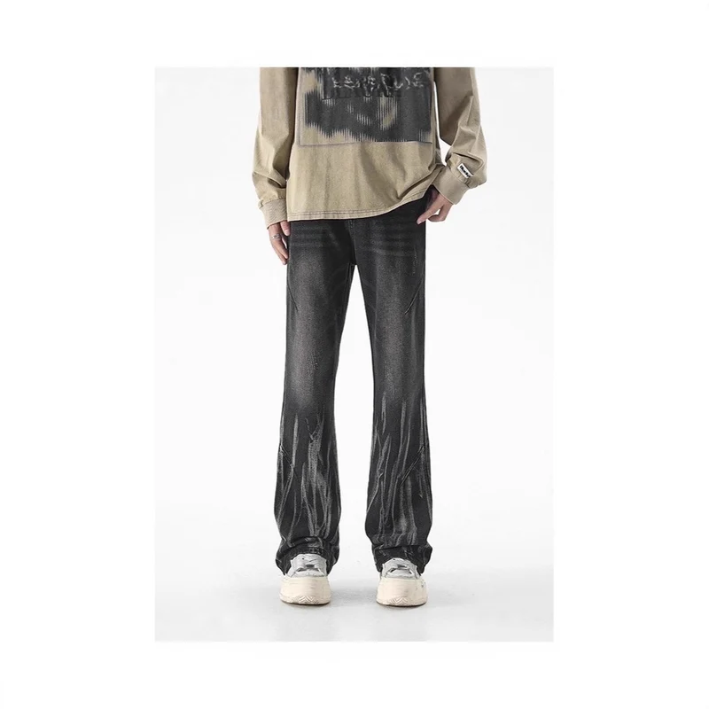 Damen Trendige Weitbein-Jeans Nord Taschen