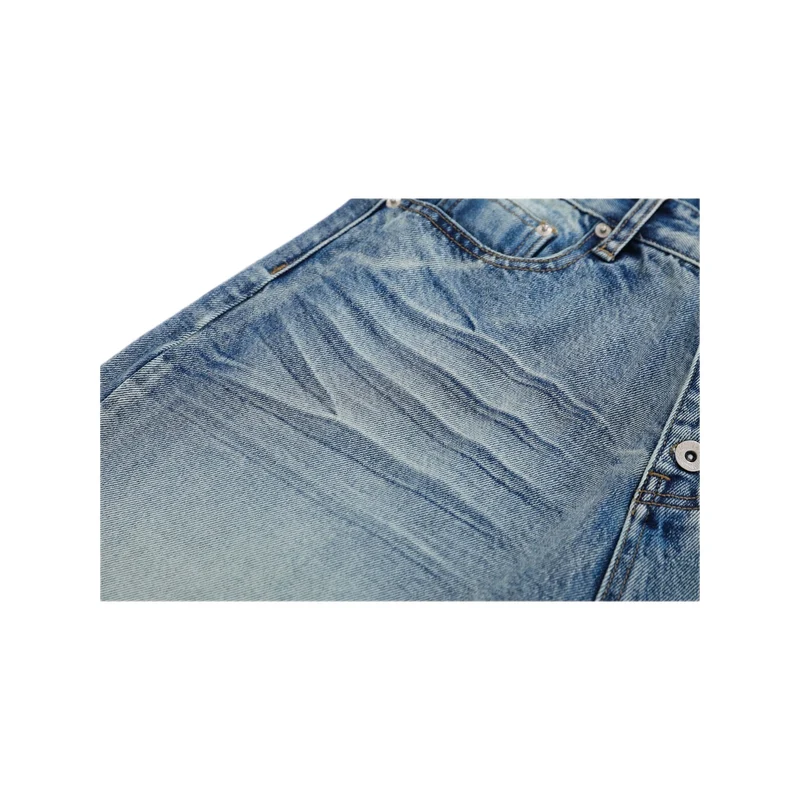 Damen Trendige Jeans-Shorts mit weitem Schnitt Nord Taschen