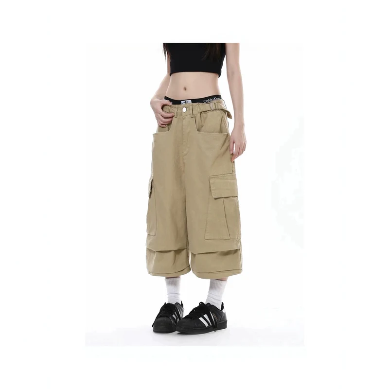 Damen Trendige Cargo-Shorts Nord Taschen