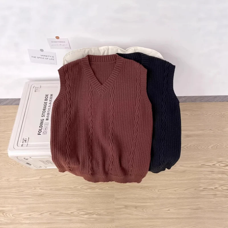 Damen Strickpullover ohne Ärmel Nord Taschen