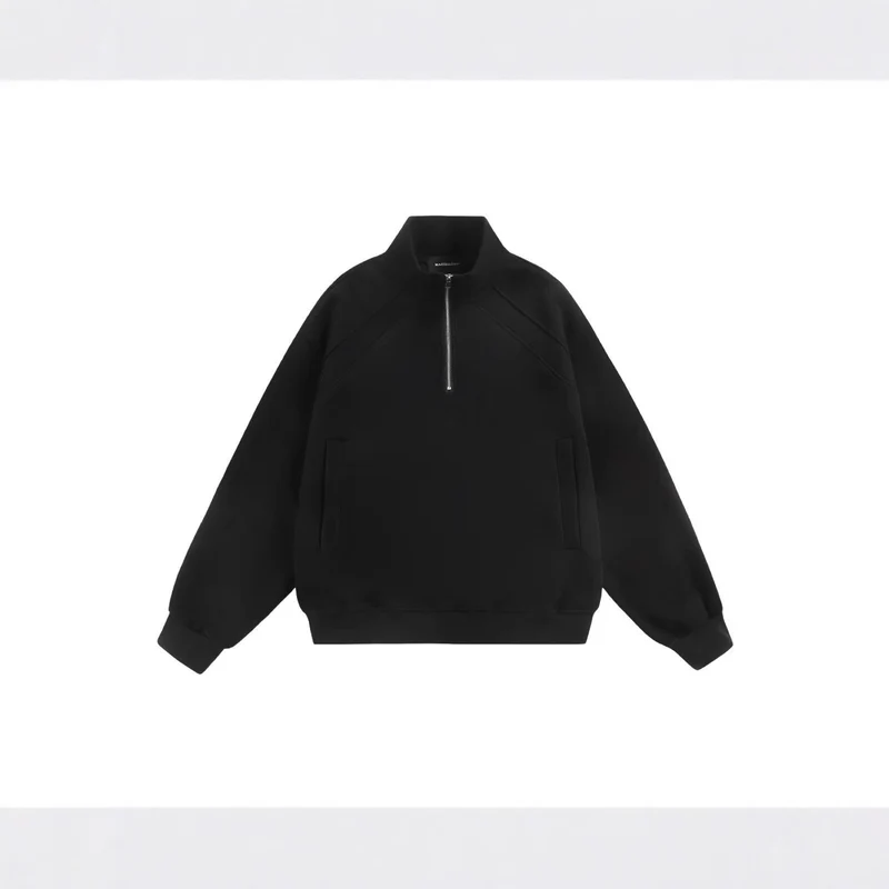 Damen Sportlicher Stehkragenpullover Nord Taschen