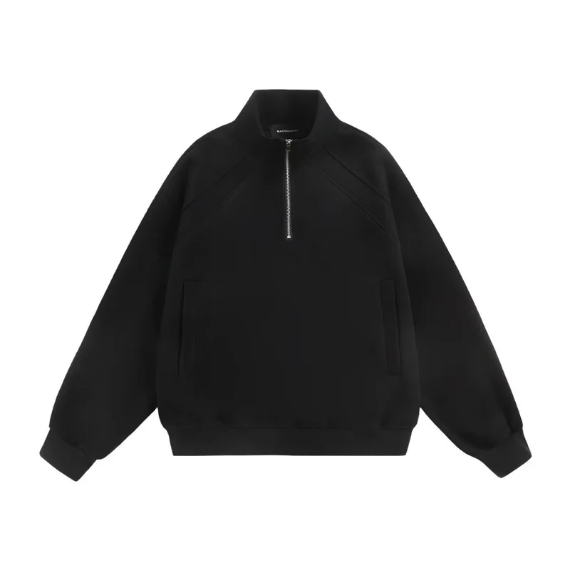 Damen Sportlicher Stehkragenpullover Nord Taschen