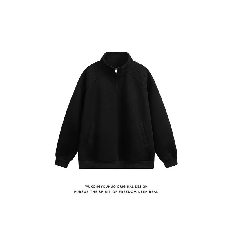 Damen Sportlicher Pullover mit Stehkragen Nord Taschen