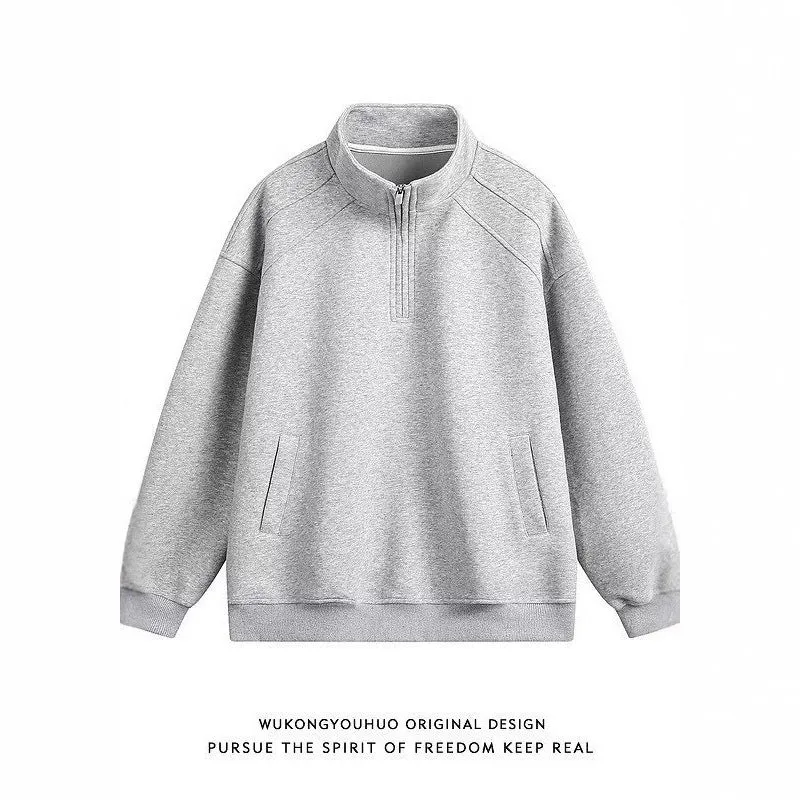 Damen Sportlicher Pullover mit Stehkragen Nord Taschen