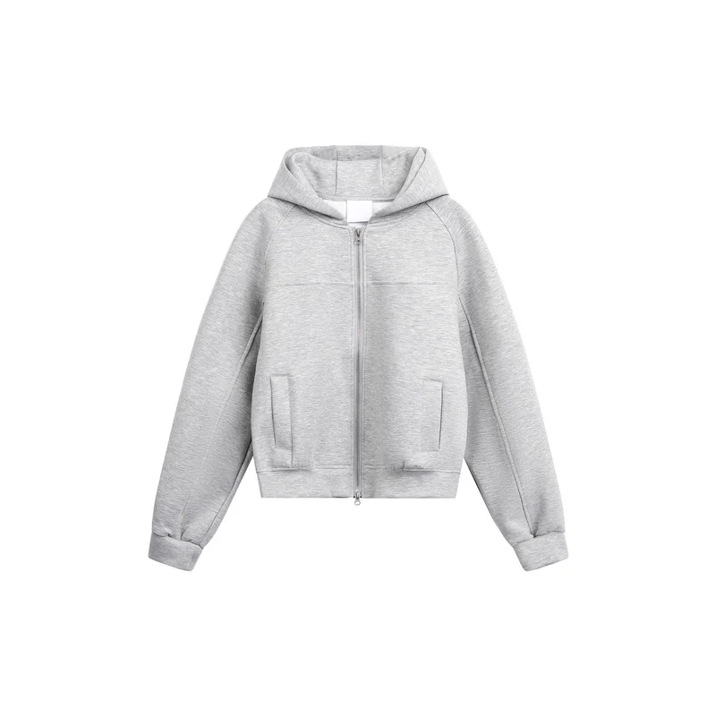Damen Sportliche Kapuzensweatjacke Nord Taschen