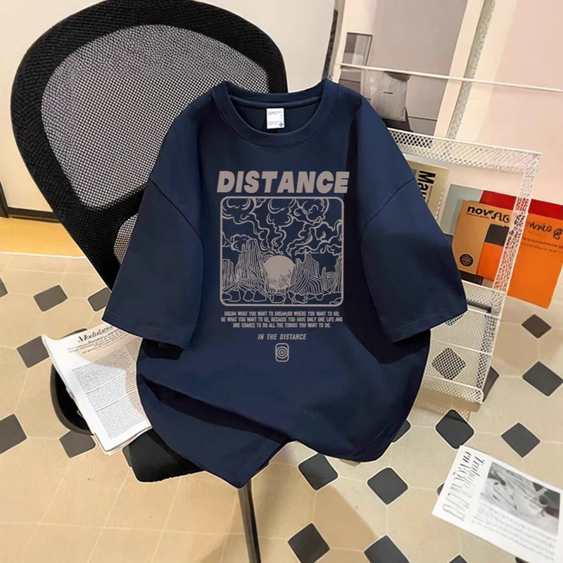 Damen Oversized T-Shirt mit kreativem Grafikdruck Nord Taschen