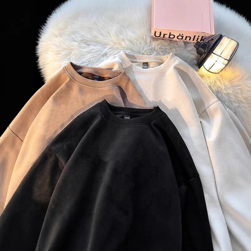 Damen Oversized Sweatshirt mit weichem Stoff Nord Taschen