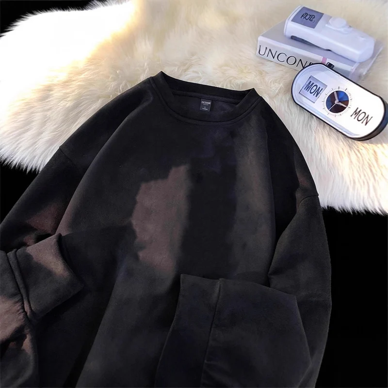 Damen Oversized Sweatshirt mit weichem Stoff Nord Taschen