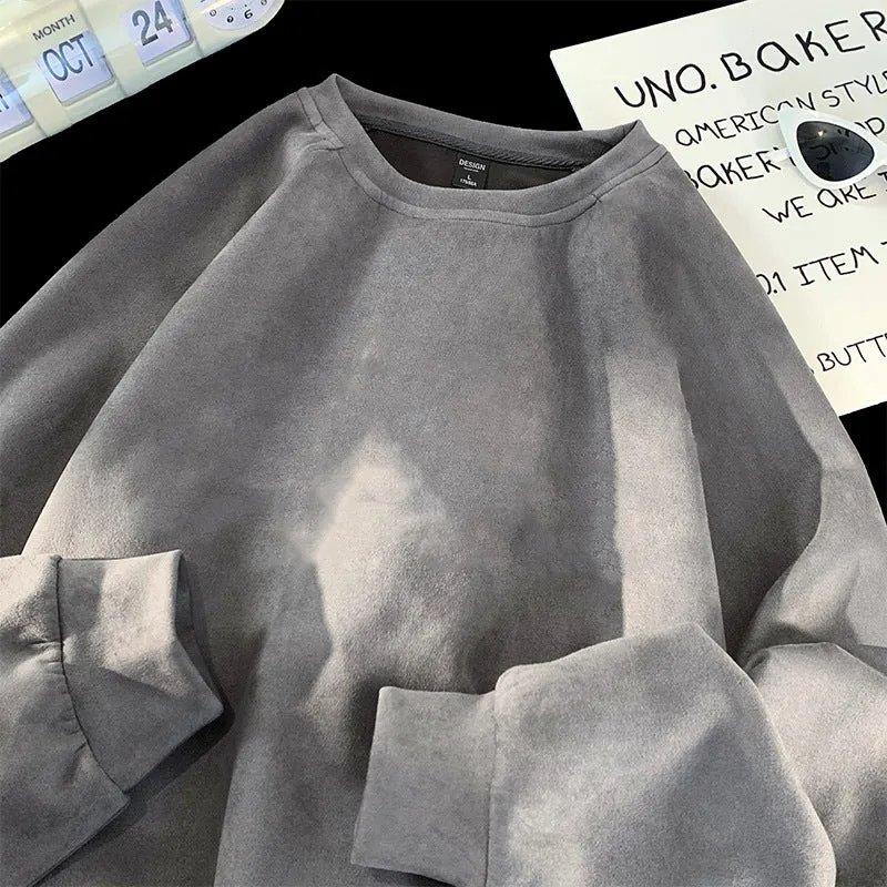 Damen Oversized Sweatshirt mit weichem Stoff Nord Taschen