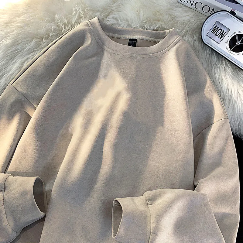 Damen Oversized Sweatshirt mit weichem Stoff Nord Taschen