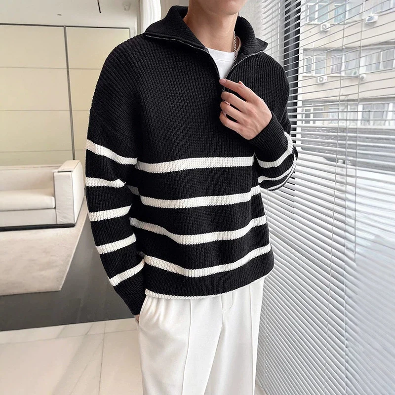 Damen Oversized Pullover mit Reißverschluss Nord Taschen