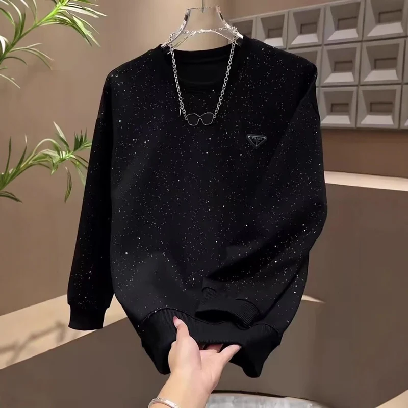 Damen Modischer Sweatshirt mit kreativem Sternen-Print Nord Taschen