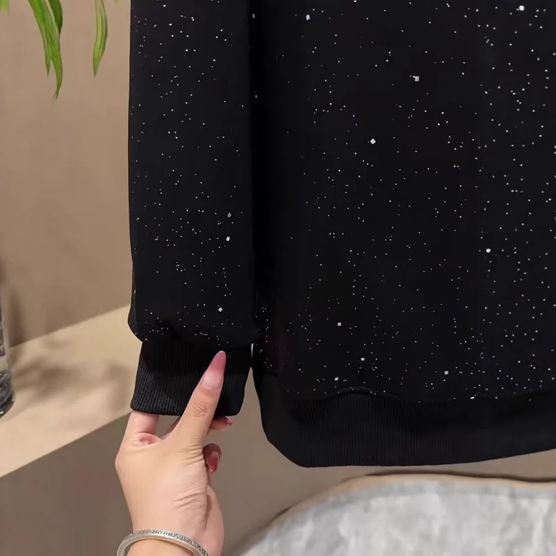 Damen Modischer Sweatshirt mit kreativem Sternen-Print Nord Taschen