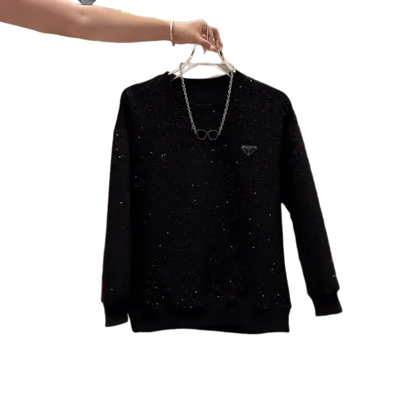 Damen Modischer Sweatshirt mit kreativem Sternen-Print Nord Taschen