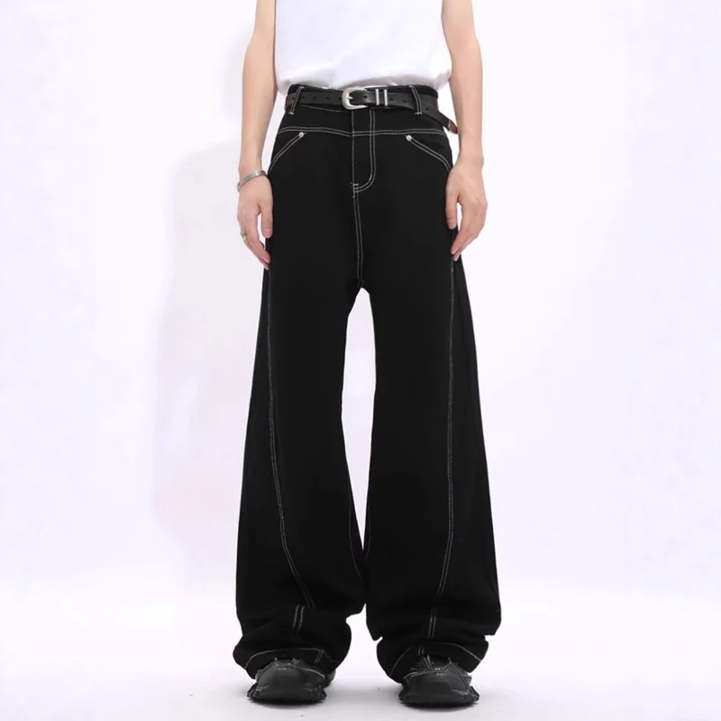 Damen Modische Weite Jeans Nord Taschen