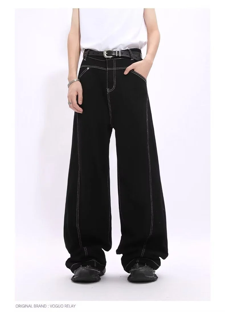 Damen Modische Weite Jeans Nord Taschen