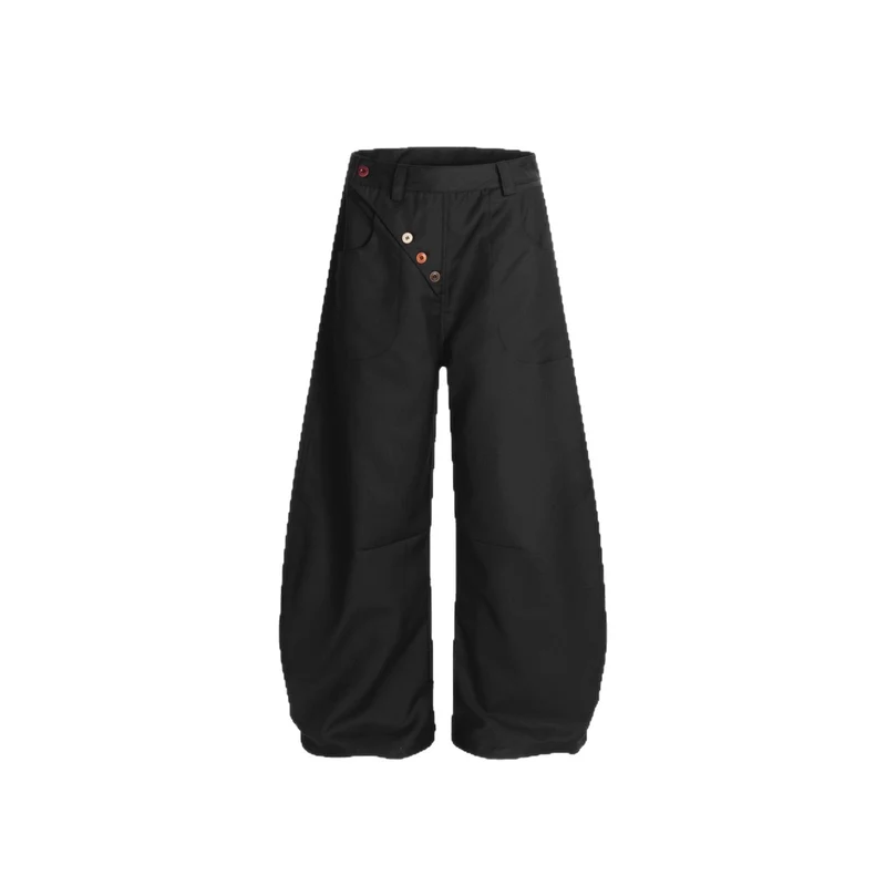 Damen Modische Weitbein-Hose Nord Taschen