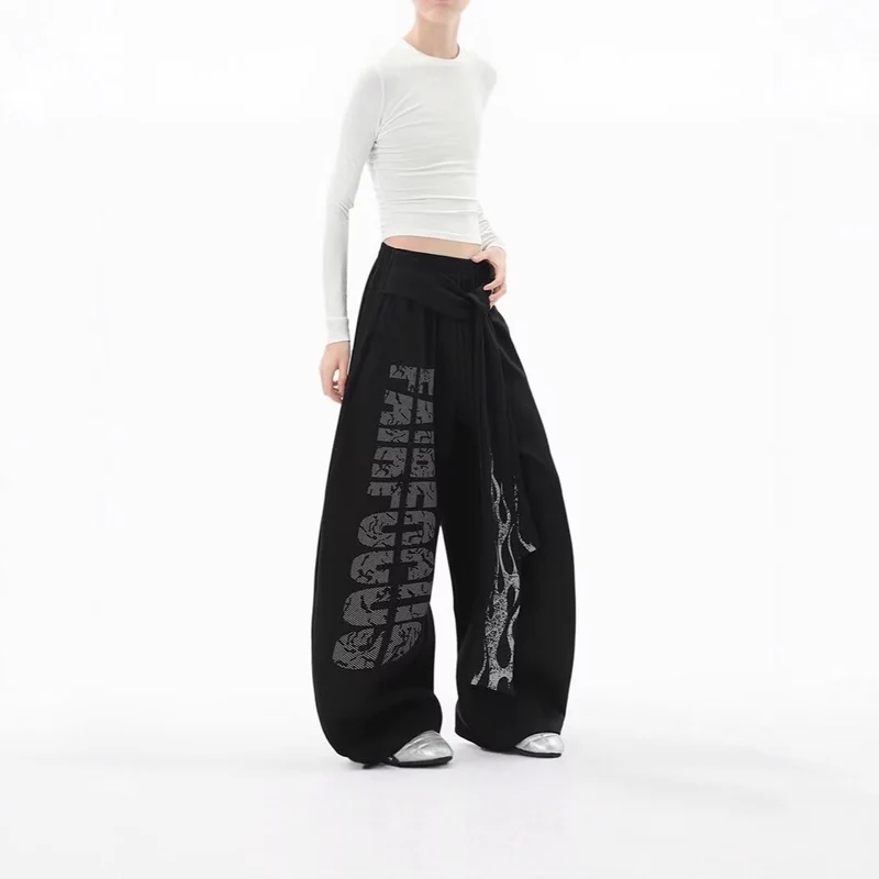 Damen Modische Palazzo-Hose Nord Taschen