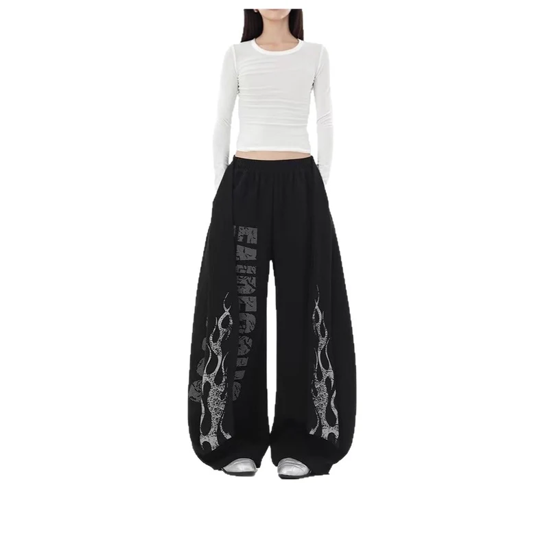 Damen Modische Palazzo-Hose Nord Taschen