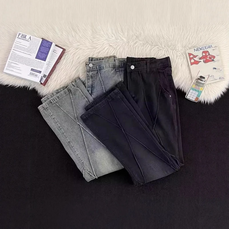 Damen Modische Denim-Hose mit innovativem Schnitt Nord Taschen