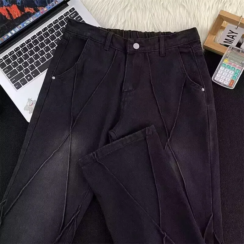 Damen Modische Denim-Hose mit innovativem Schnitt Nord Taschen