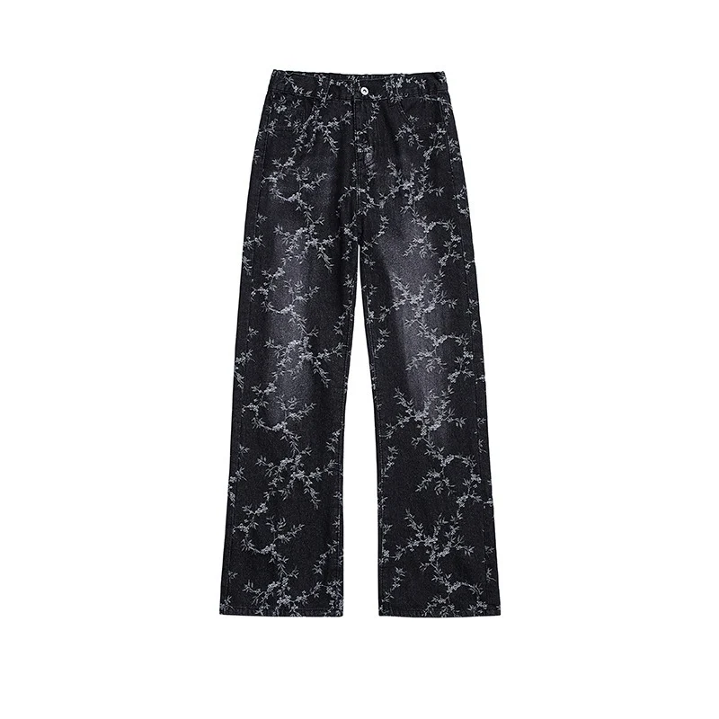 Damen Modische Baggy-Jeans Nord Taschen