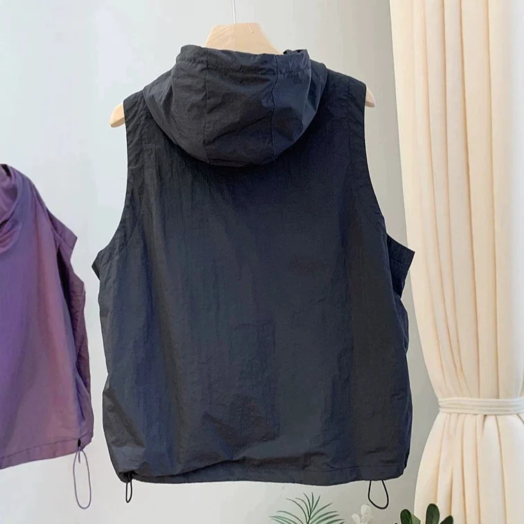 Damen Leichte, atmungsaktive Kapuzenjacke Nord Taschen