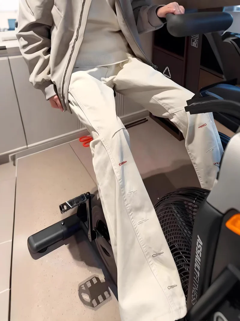 Damen Lässige Oversized Jogginghose Nord Taschen