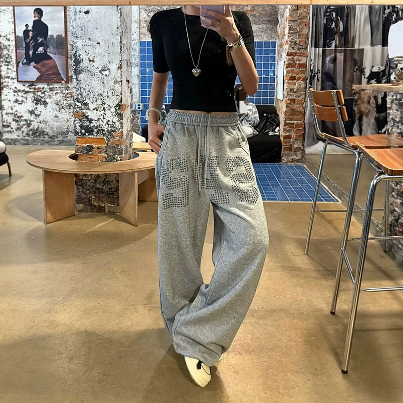 Damen Lässige Freizeithose mit Grafischem Druck Nord Taschen