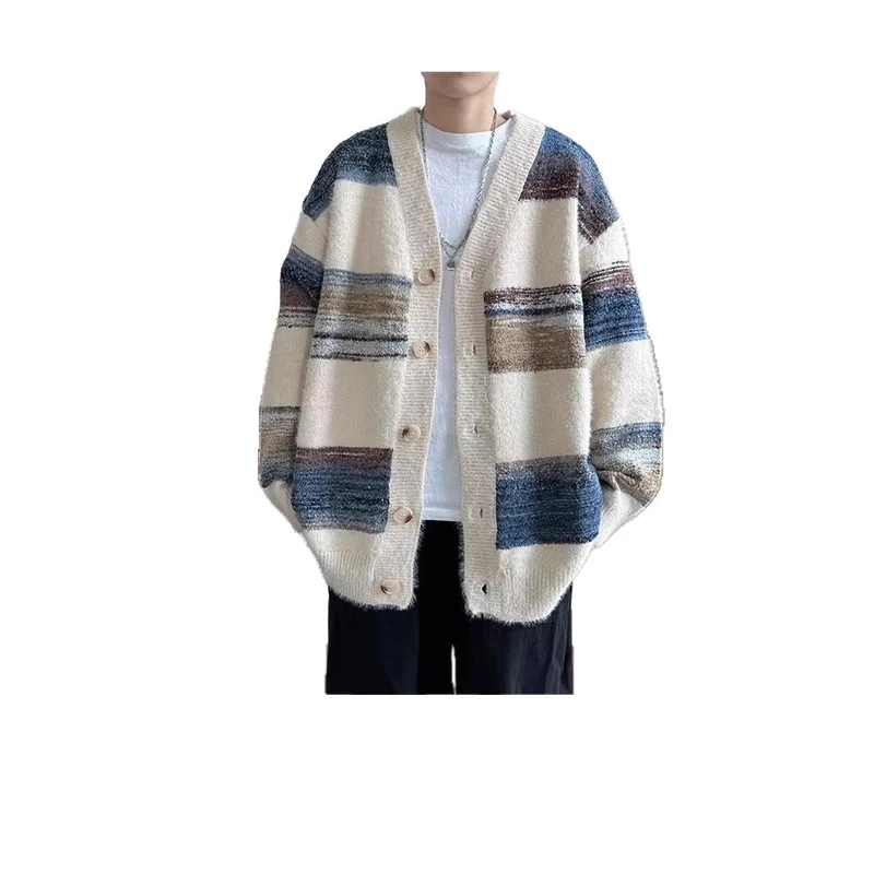 Damen Kuschelige Strickjacke mit Knöpfen Nord Taschen