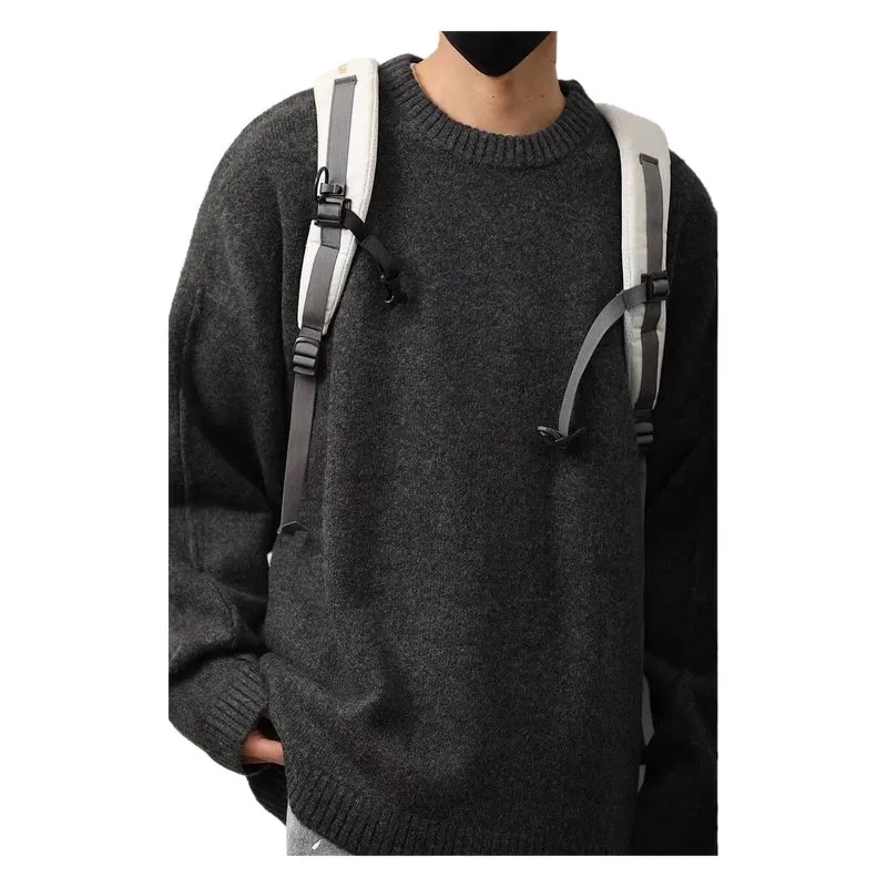 Damen Klassischer Rundhals-Pullover Nord Taschen