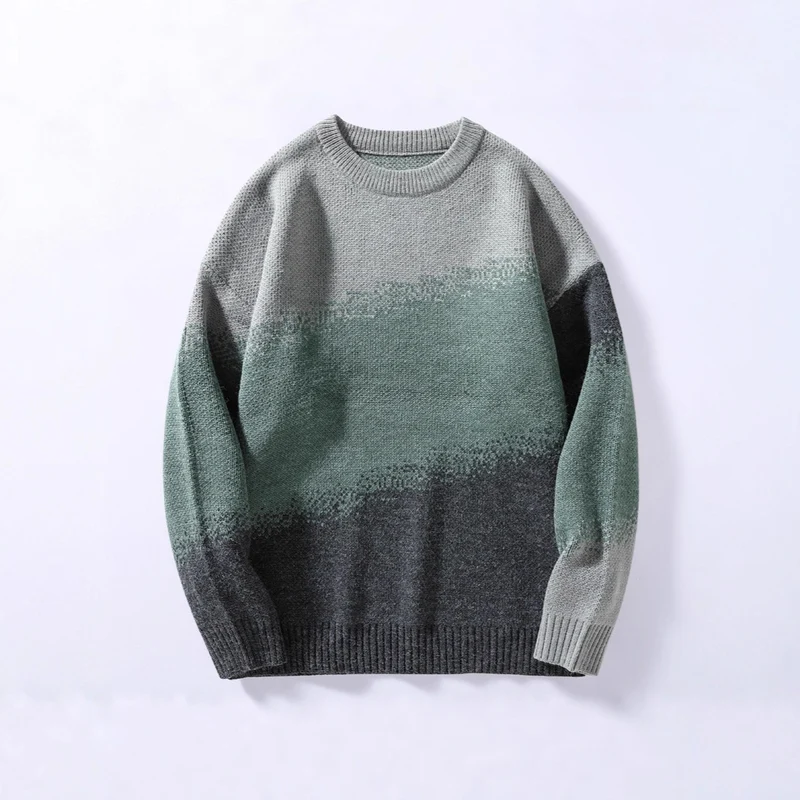 Damen Hochwertiger Rundhalsausschnitt Pullover Nord Taschen