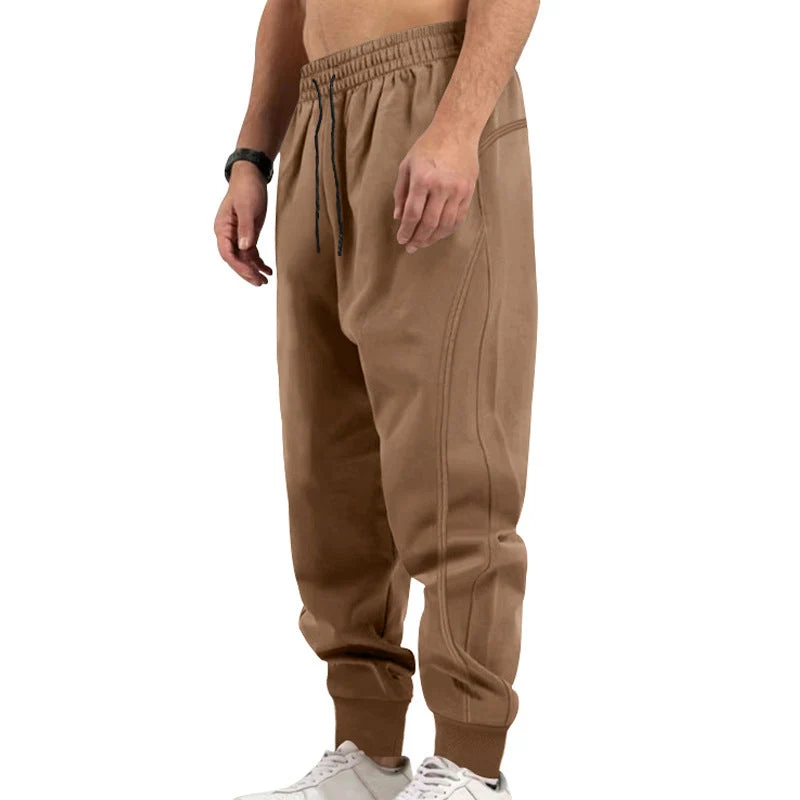Herren sportliche Jogginghose mit elastischem Bund und Taschen