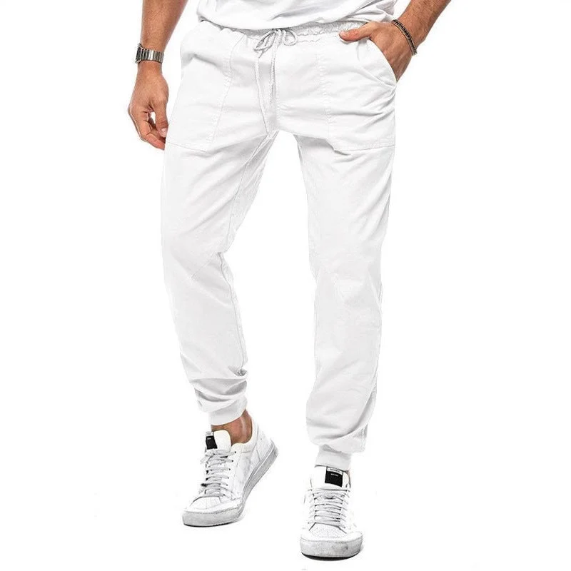 Herren Cargo-Jogginghose mit elastischem Bund und praktischen Taschen