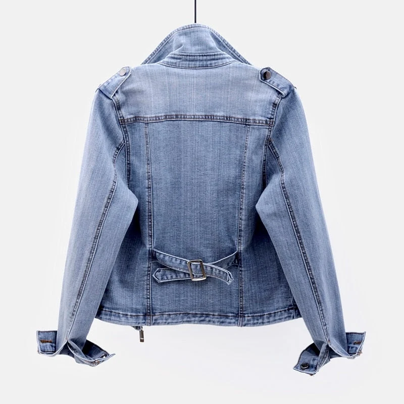 Motorrad Jeansjacke Damen