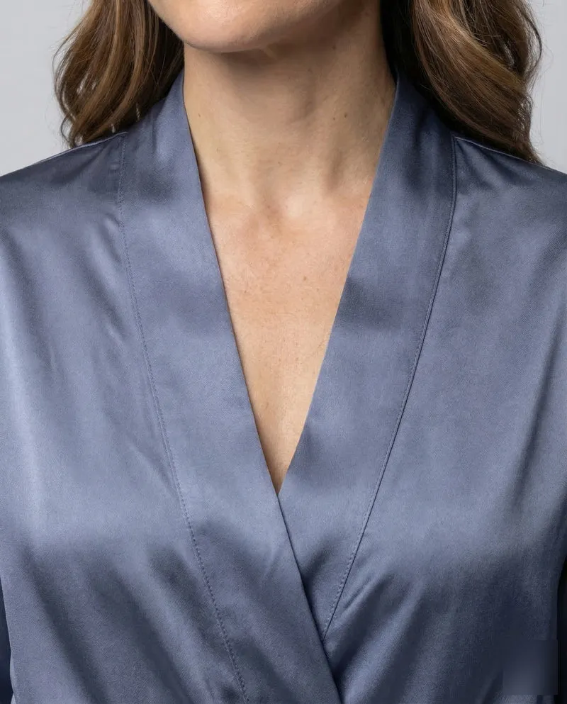 Damen Satin Pyjama Set