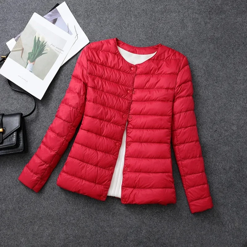 Leichte Gepolsterte Daunenjacke