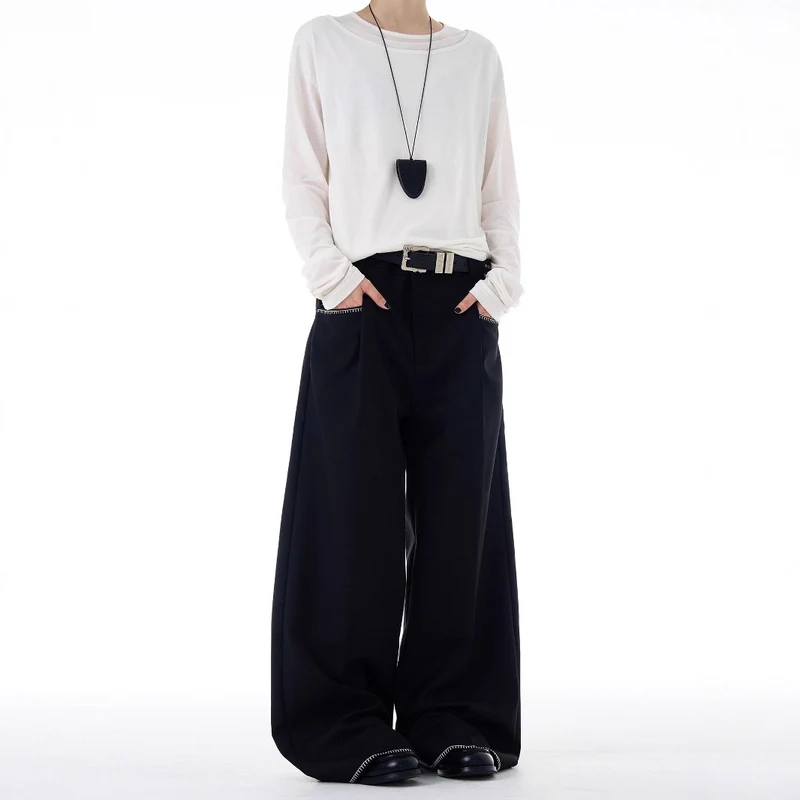 Damen Elegante und bequeme weite Hose Nord Taschen