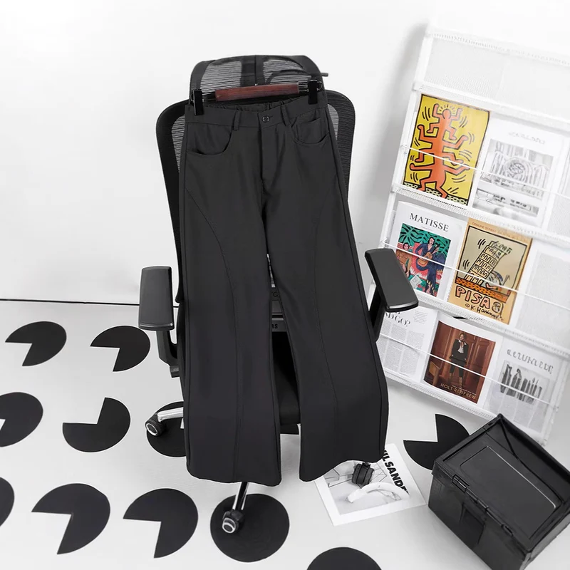 Damen Elegante und bequeme Weitbein-Hose Nord Taschen