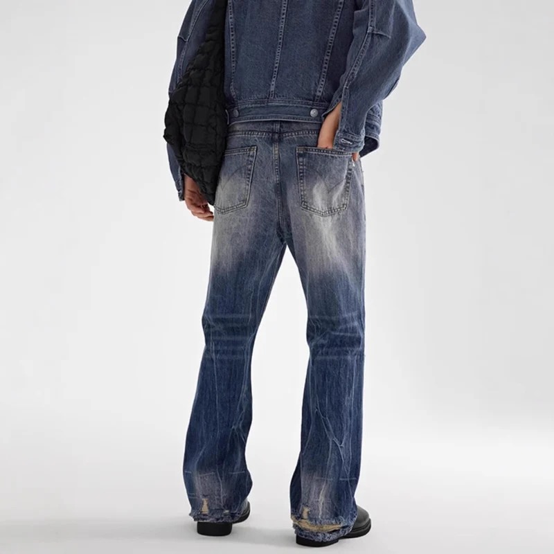 Damen Destroyed Baggy Jeans Nord Taschen