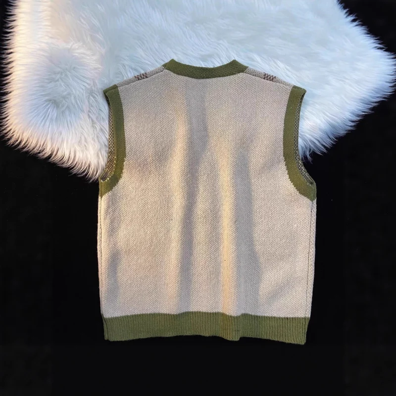 Damen ärmellose Strickweste Nord Taschen