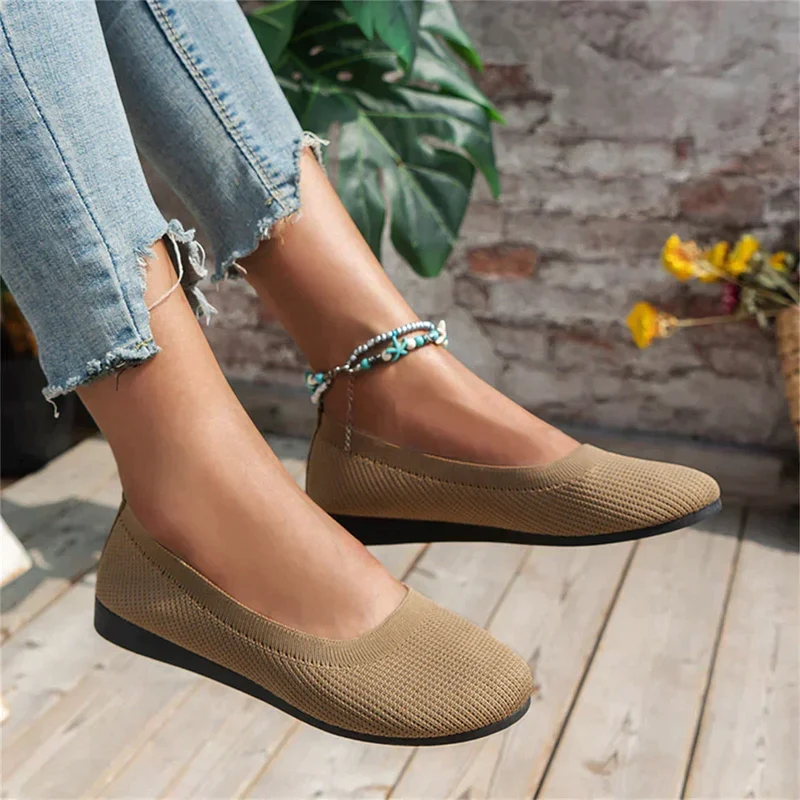 Ballerina Schuhe - Damen Flache Slip-On Orthopädische Sommerschuhe