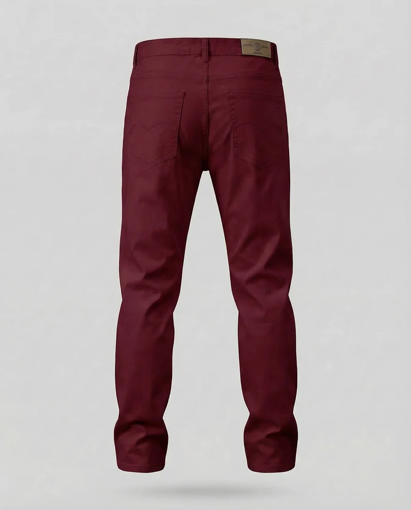 Herren Chinohose Baumwolle Gerade