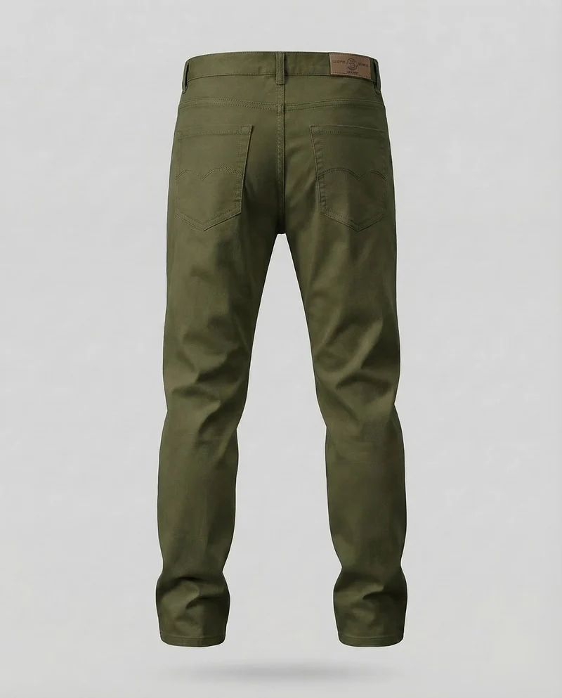 Herren Chinohose Baumwolle Gerade