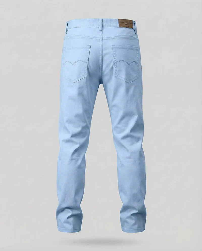 Herren Chinohose Baumwolle Gerade