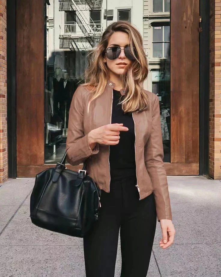 Nord Taschen | Modische Lederjacke