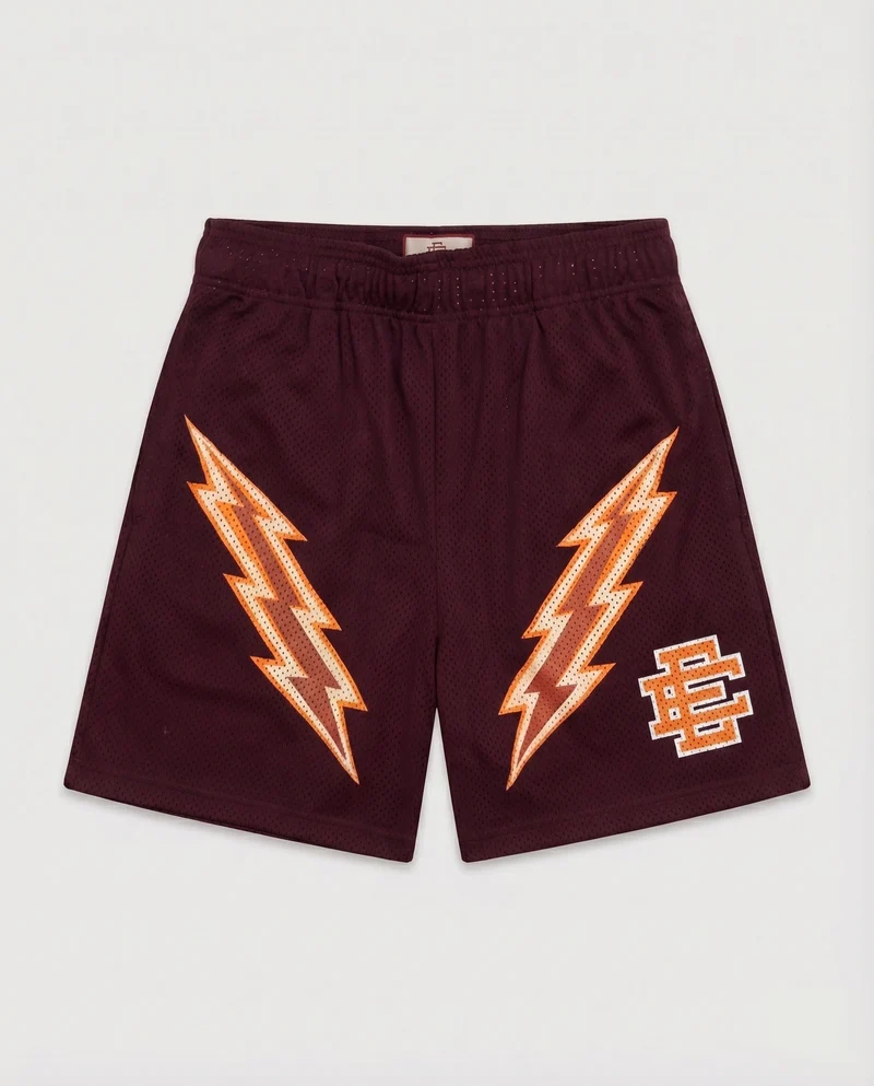 Damen Lounge-Shorts Logomuster Elastikbund Logo-Patch