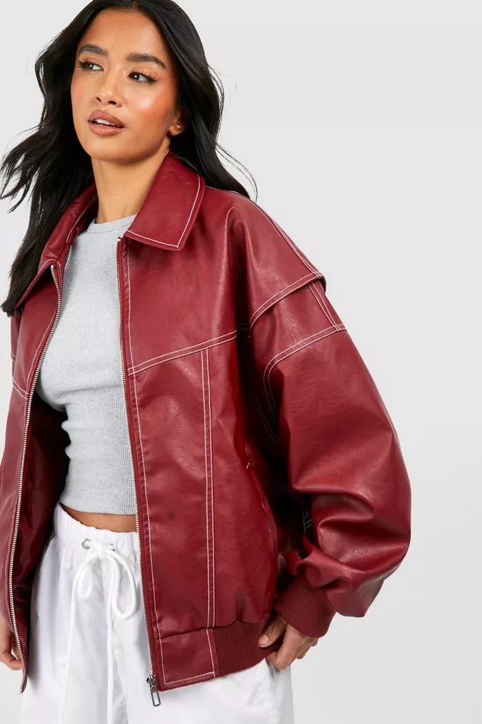 Nord Taschen | Übergröße Herbst Lederjacke