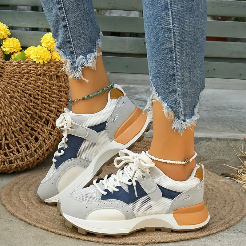 Damen Atmungsaktive Bunte Sneakers Nord Taschen