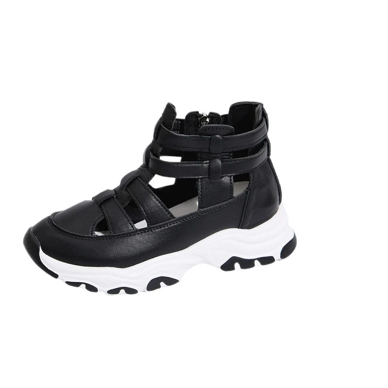 Damen Sportliche Schnür-Sneaker im modernen Cut-Out-Design